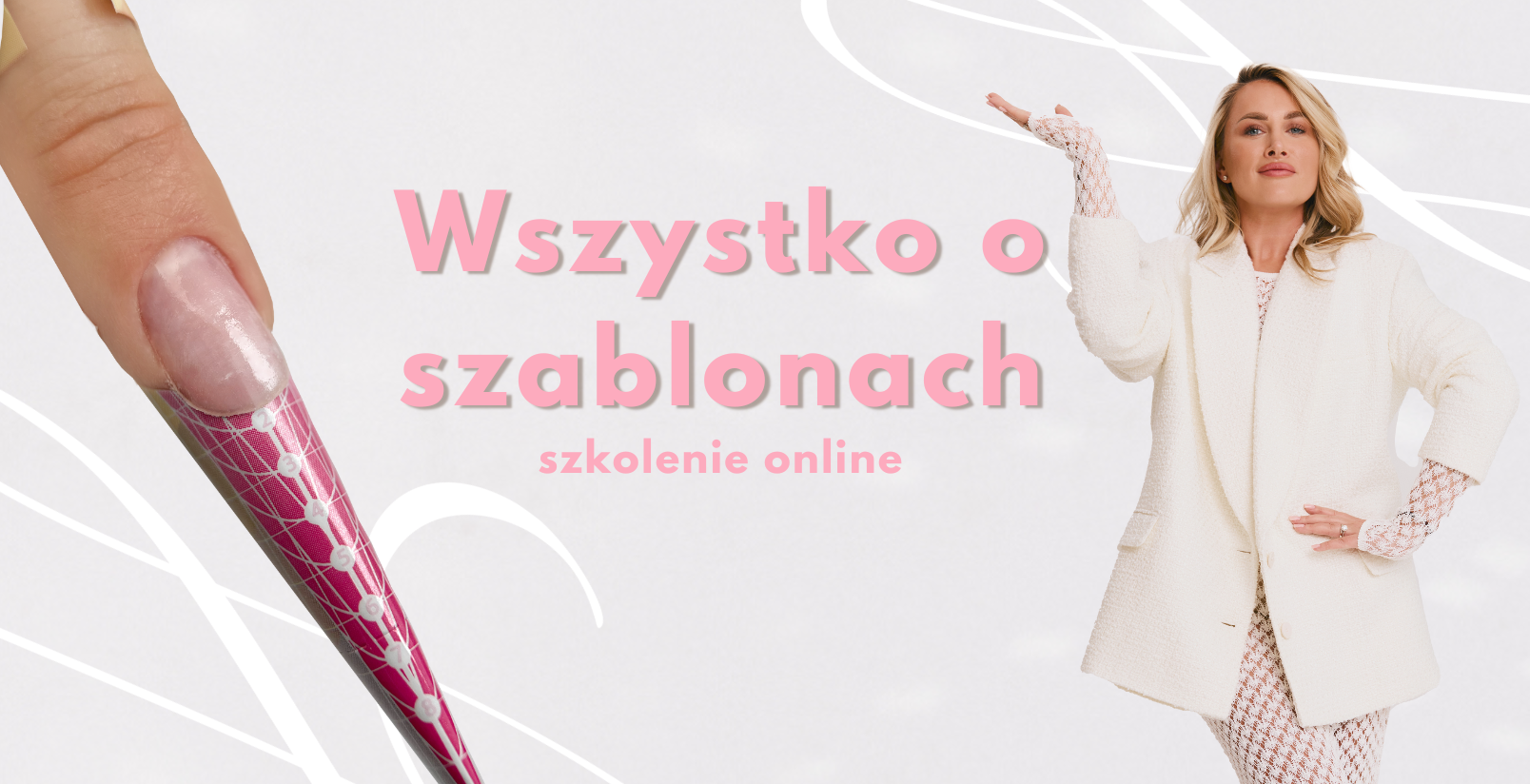 szkolenie z techniki pracy szablonami na paznokciach dla stylistki paznokci